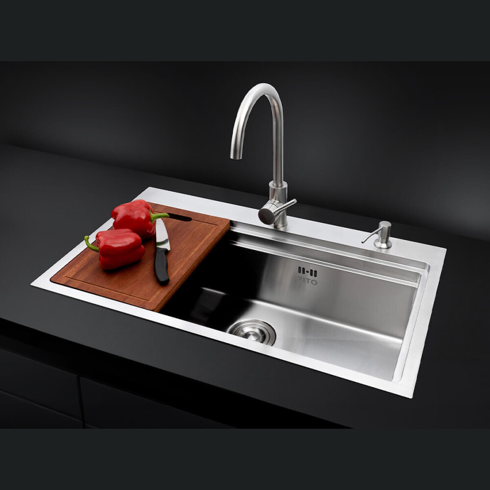 Lavaman kuzhine ZITO Liberty inox 800x480x220mm