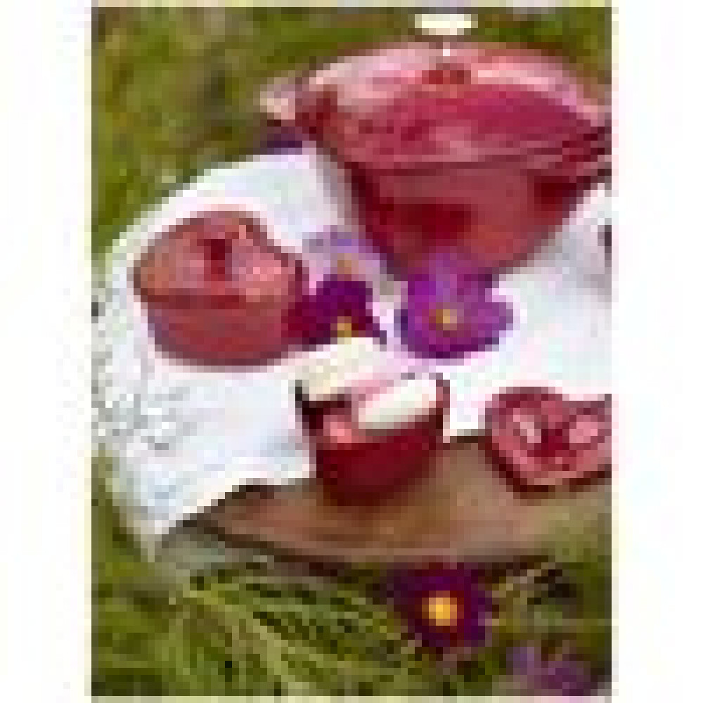 Tenxhere Cocotte 20 cm, formë zemre, ngjyrë qershi e kuqe, prej gize - Zwilling