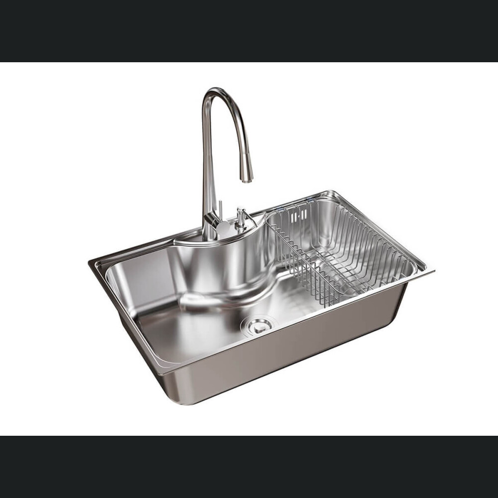 Lavaman kuzhine ZITO Nashville inox 80x50x23 cm
