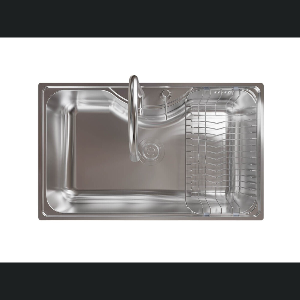 Lavaman kuzhine ZITO Nashville inox 80x50x23 cm