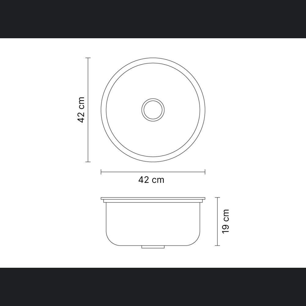 Lavaman kuzhine prej u inox ZITO Riverside