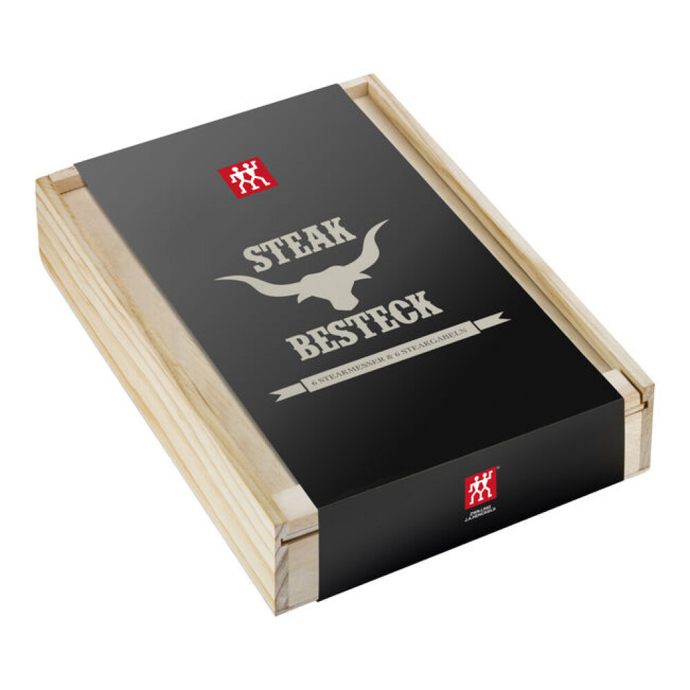 Set 12 copë thikë dhe pirunj për steak - Zwilling