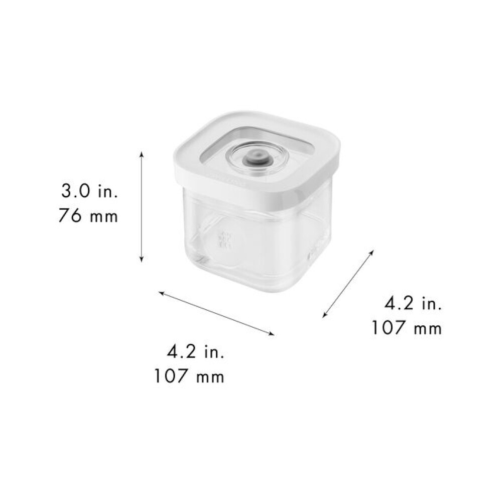 Kuti vakumi / 11 cm, transparente e bardhë - Zwilling
