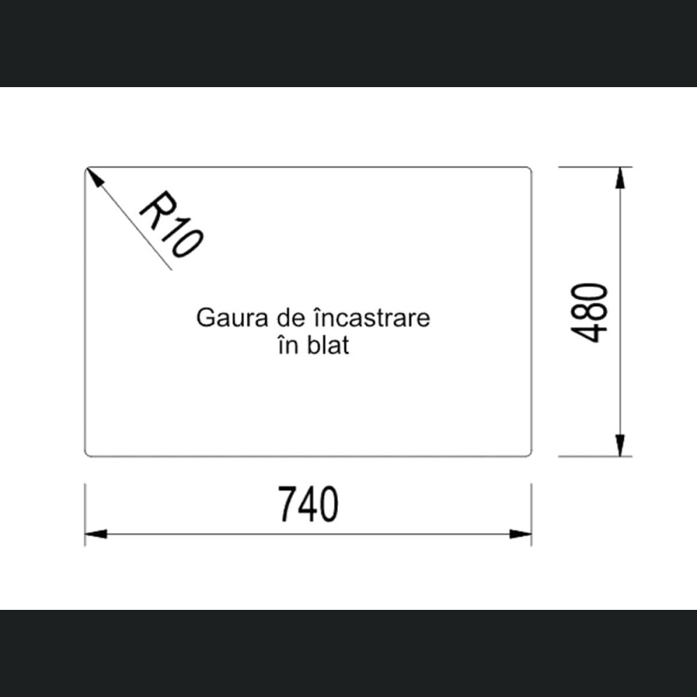 Lavaman kuzhine ZITO Imola graniti i zi