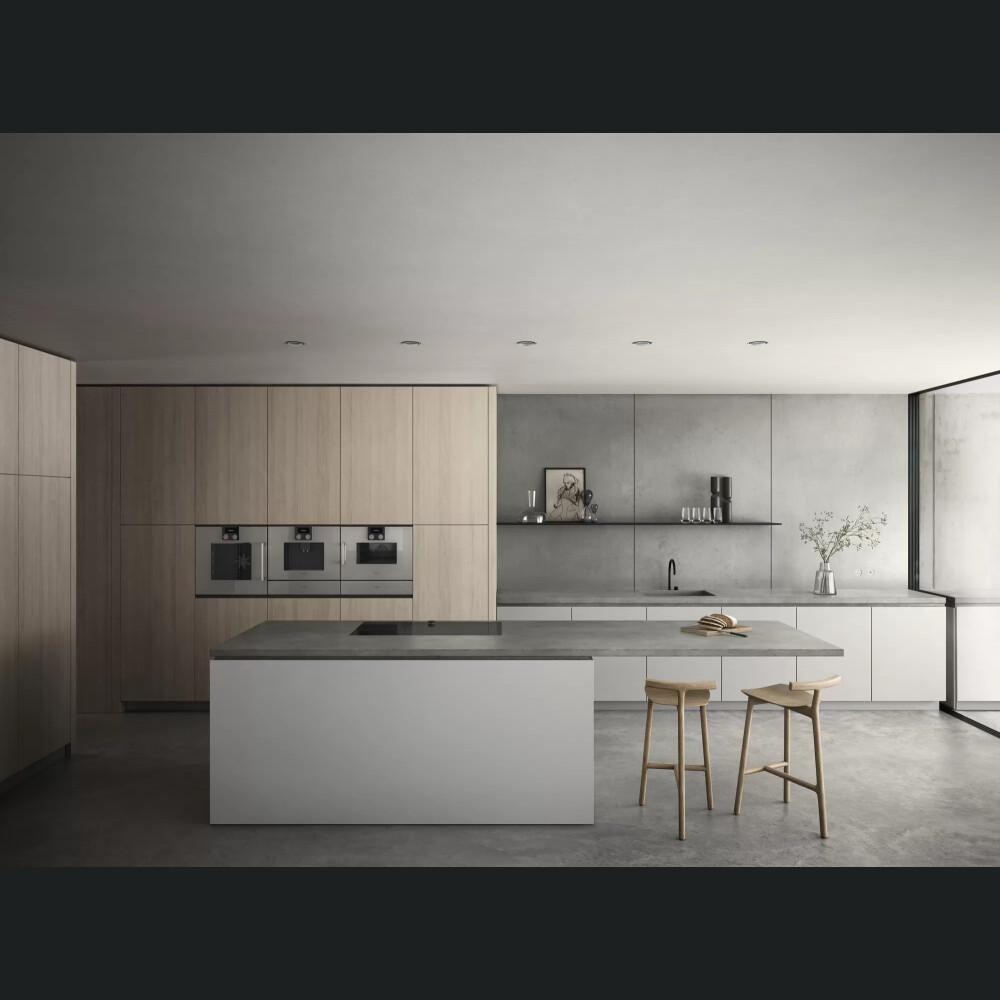 Furrë elektrike e integruar Gaggenau, seria 200, A, 76 l, 60 x 60 cm, metalike, BOP251112