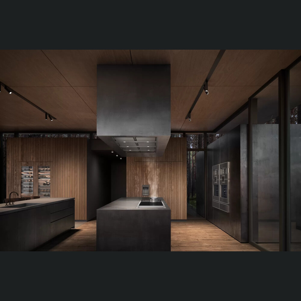 Furrë elektrike e integruar Gaggenau, seria 400, A, 110l, 76 x 67 cm, inox, BO481112