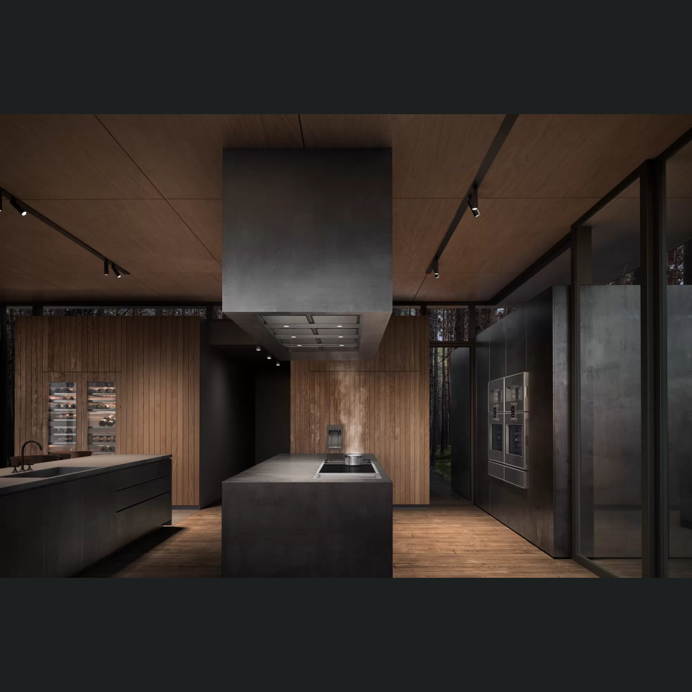 Furrë me avull e integruar Gaggenau, seria 400, A, 50l, 76 x 45 cm,  inox, BS485112