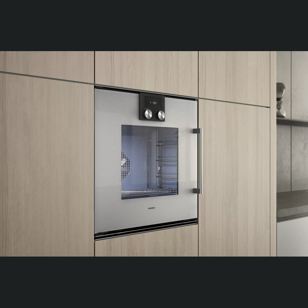 Furrë elektrike e integruar Gaggenau, seria 200, A, 76 l, 60 x 60 cm, metalike, BOP251112
