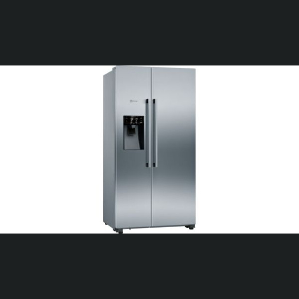 Krah për krah Neff KA3923IE0, shpërndarës akulli, NoFrost, 562 l, Inox, E