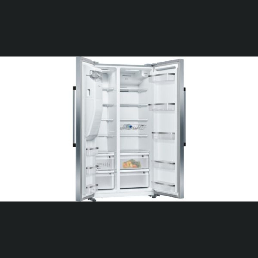 Krah për krah Neff KA3923IE0, shpërndarës akulli, NoFrost, 562 l, Inox, E
