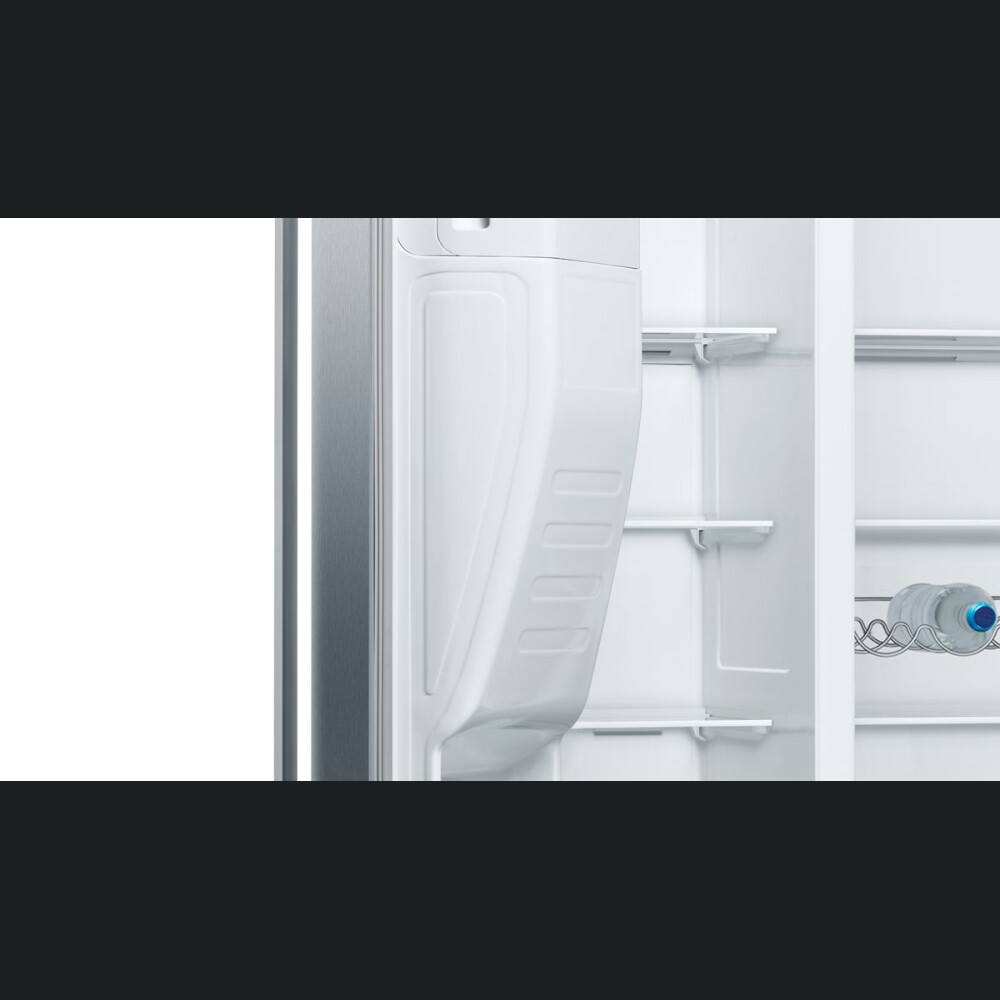 Krah për krah Neff KA3923IE0, shpërndarës akulli, NoFrost, 562 l, Inox, E