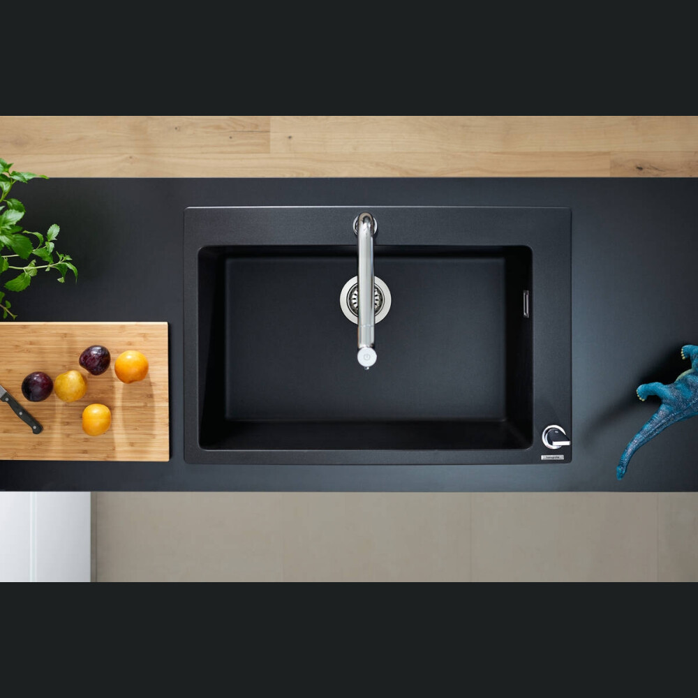 Rubinet kuzhine Hansgrohe Metris Select M71, levë e vetme me 2 vrima 200, grykë, 1jet