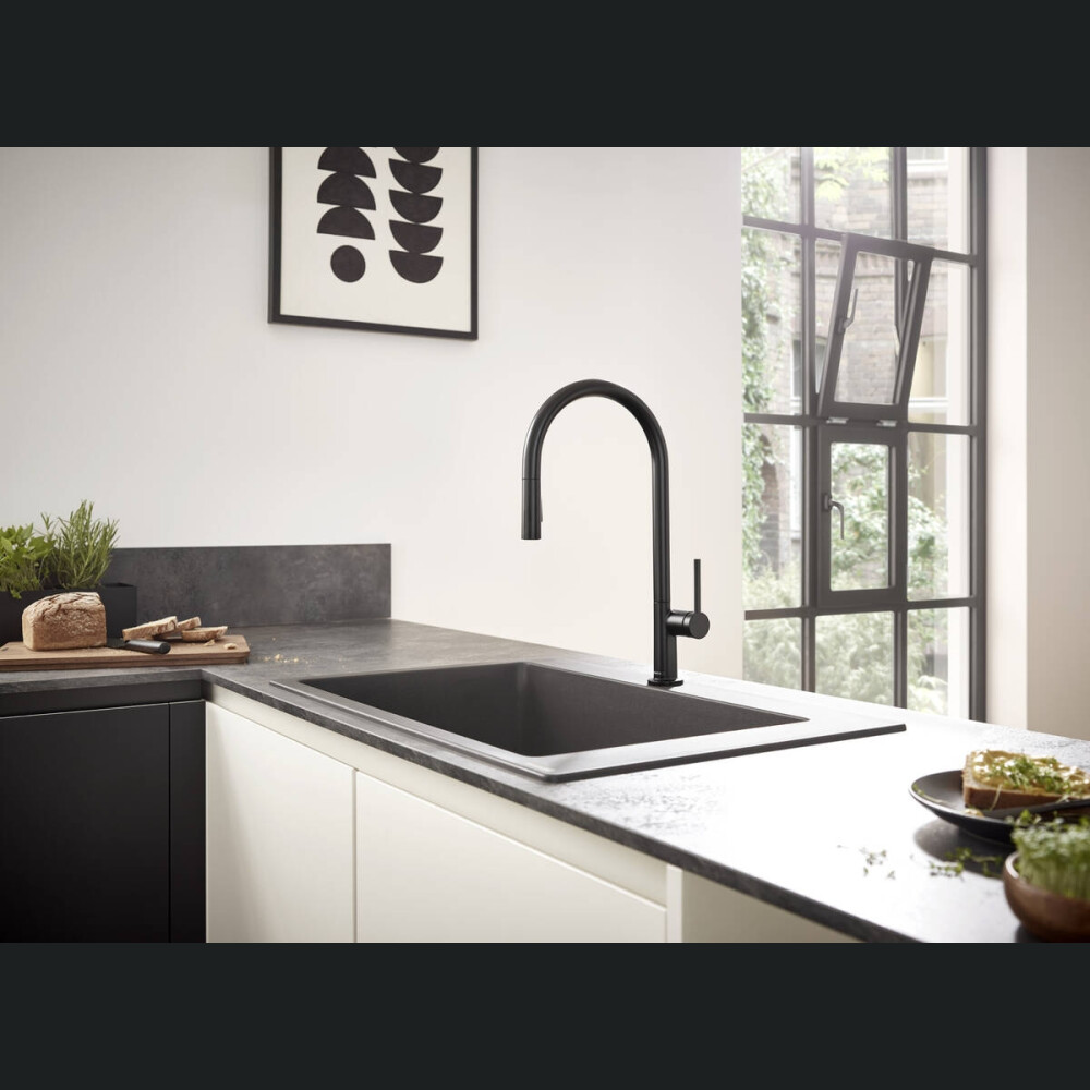 Rubinet kuzhine Hansgrohe Talis M54, nje leve 210, sprej i nxjerrshem, 2jet
