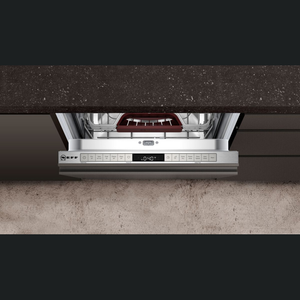 Neff S855EMX16E Enëlarëse plotësisht e integruar, sirtar për takëmet, D