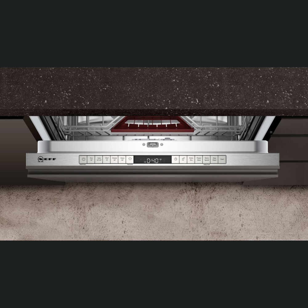 Enëlarëse Neff S187TC800E, Asistent për hapjen e derës, 14 komplete, A