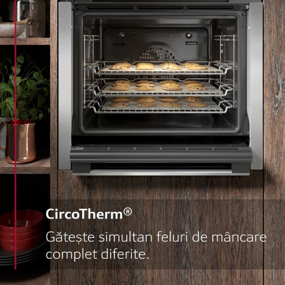 Furrë e integruar Neff B6CCH7AN0,  inox, vetëpastruese pirolitike, 71 l, A