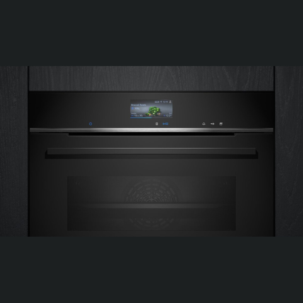 Furrë e integruar Siemens HS736G3B1 me avull 60 x 60 cm e zeze, inox, 71 l