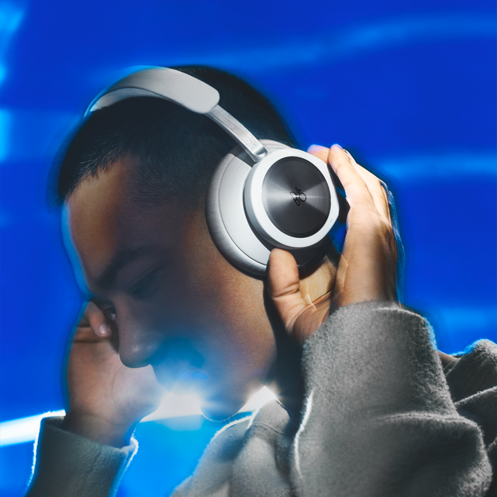 Kufje lojrash pa tela nga Over-Ear Bang & Olufsen Beoplay Portal, Anulim adaptiv i zhurmës, Antracit i zi