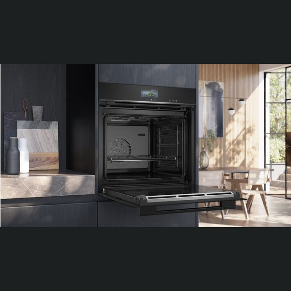 Furrë e integruar Siemens HS736G3B1 me avull 60 x 60 cm e zeze, inox, 71 l