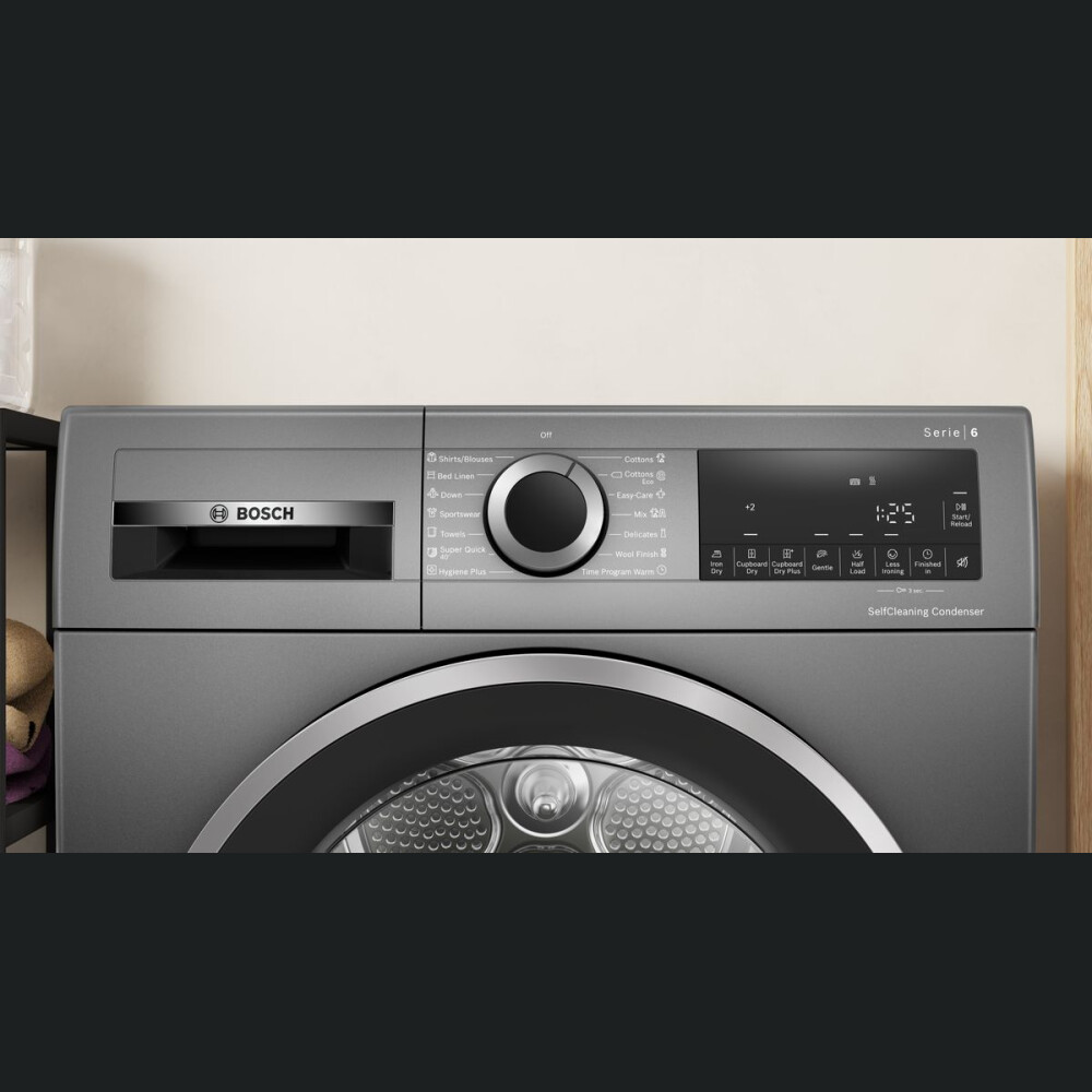 Tharëse bosh Bosch WQG235DREU, me kondensim dhe pompë nxehtësie 8 kg