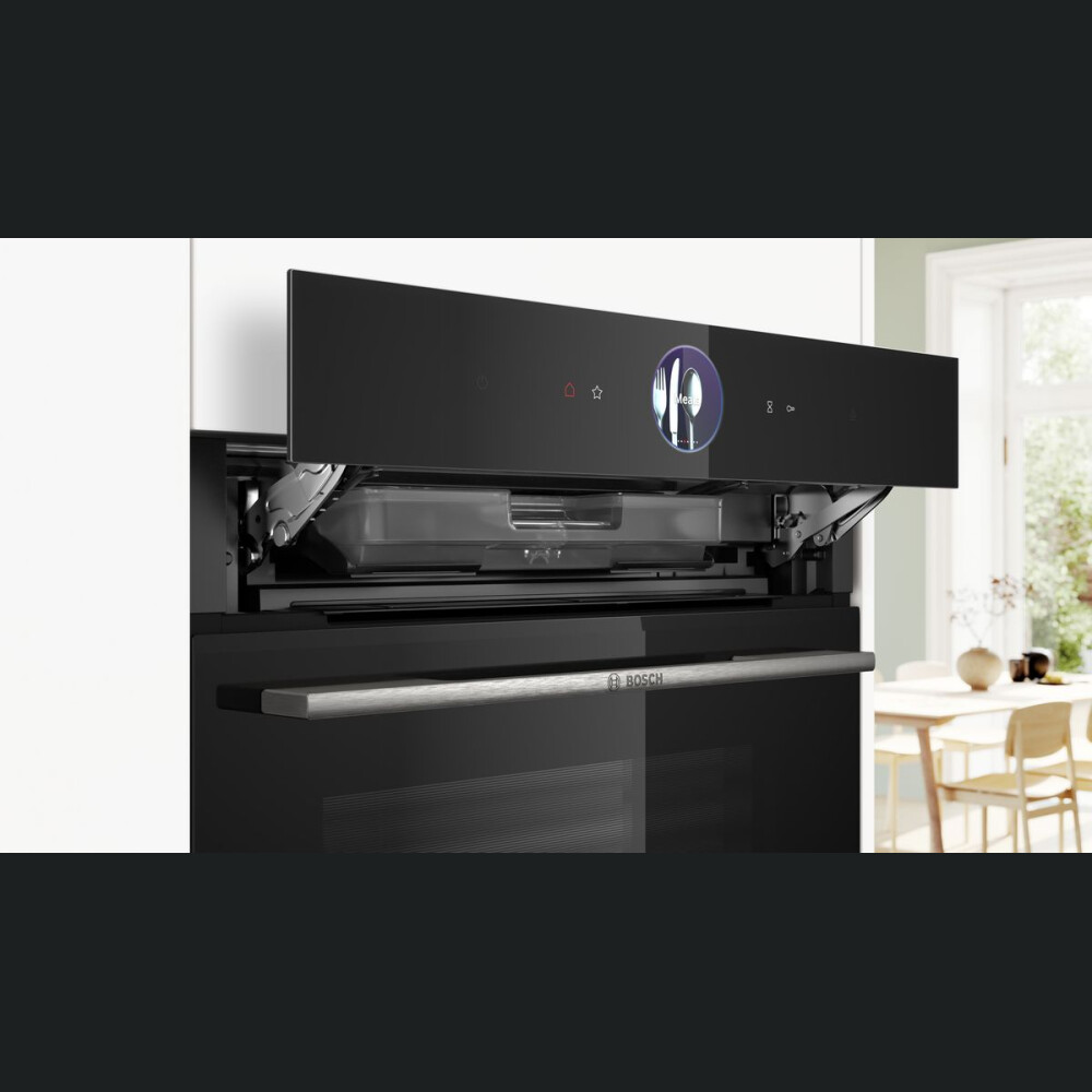 Furrë shumëfunksionale me opsion me avull Bosch HRG7361B1, E zezë, 71 l, A+