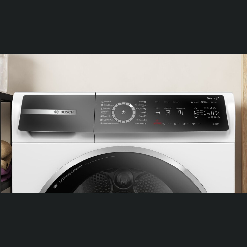 Tharëse bosh Bosch WQB245A0BY, me kondensim dhe pompë nxehtësie 9 kg, A+++
