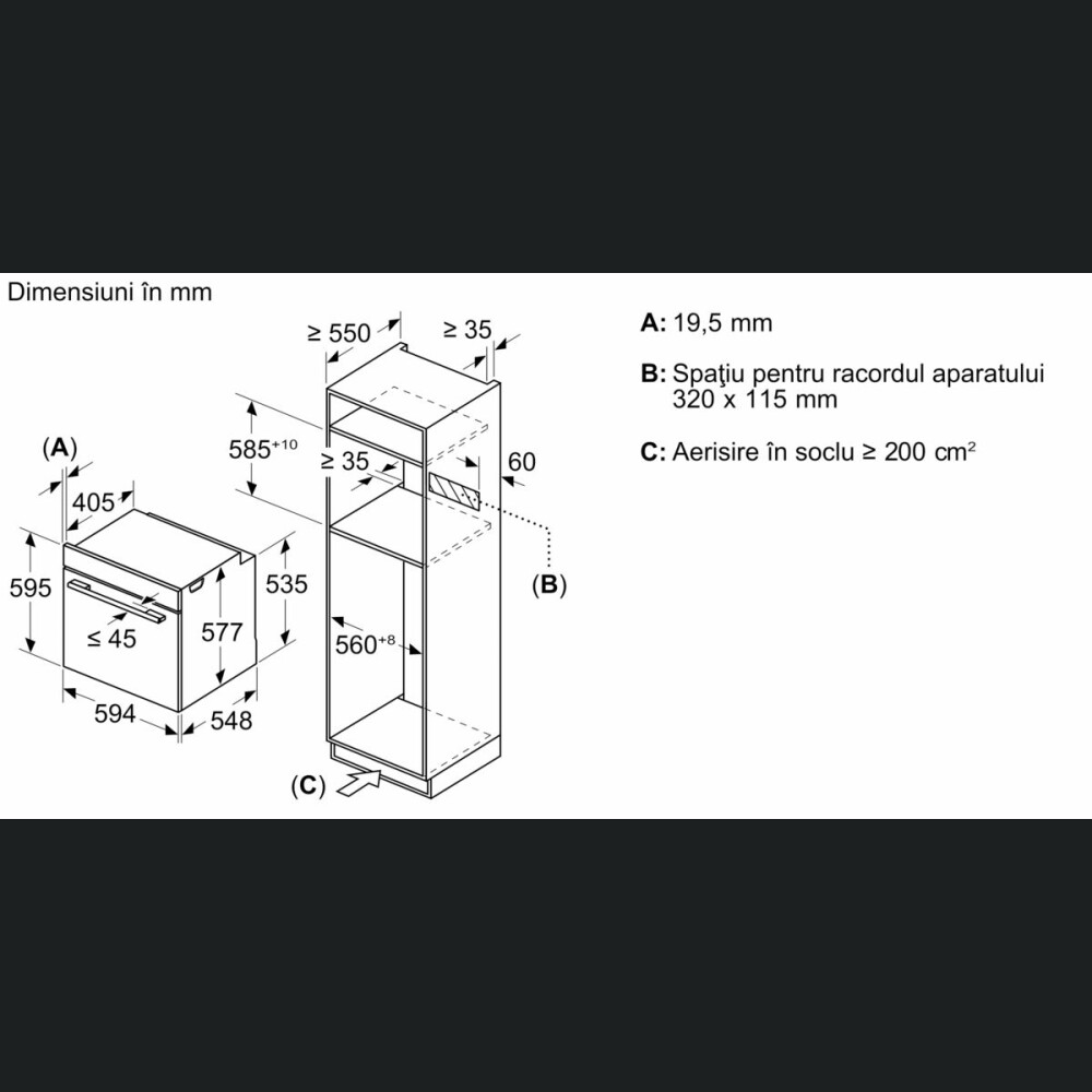 Furrë shumëfunksionale Bosch me opsion mikrovalë të integruar, vetëpastrim pirolitik + sistem hidrolitik, 67 l