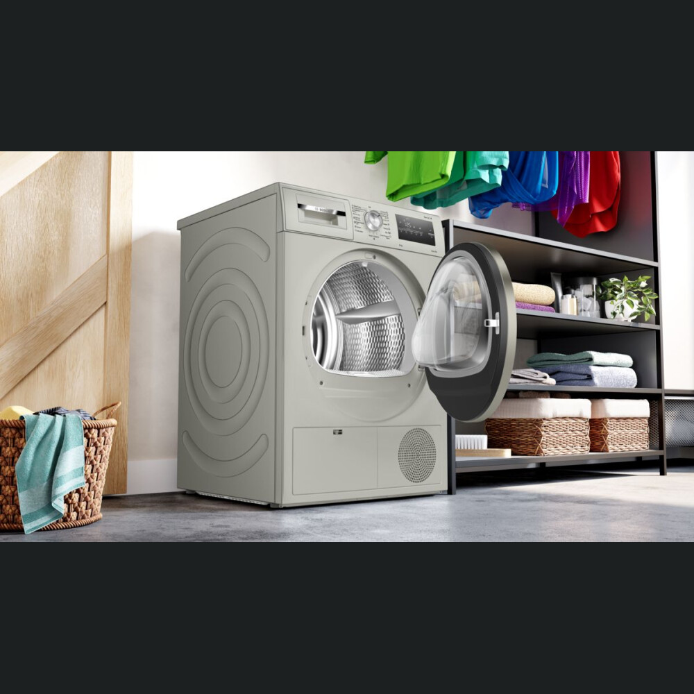 Tharëse Bosch WTH08200BY, pompë kondensimi dhe nxehtësie 8 kg, A++