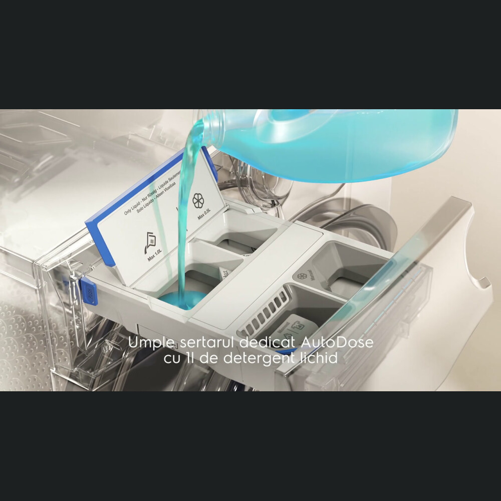 Lavatriçe Electrolux EW8F169ASA, PerfectCare800 klasi A me AutoDose dhe WiFi 9 kg, A