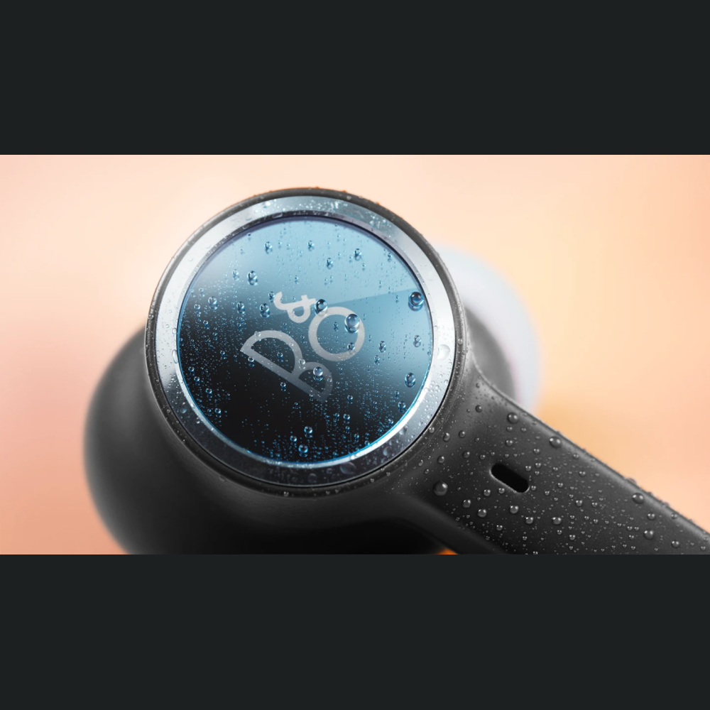 Kufje pa tel Bang & Olufsen Beoplay EX në vesh, anulim adaptiv i zhurmës, antracit i zi
