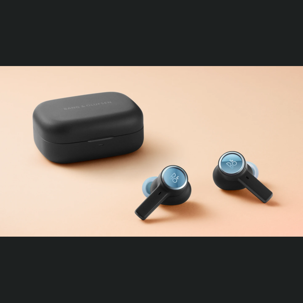 Kufje pa tel Bang & Olufsen Beoplay EX në vesh, anulim adaptiv i zhurmës, antracit i zi
