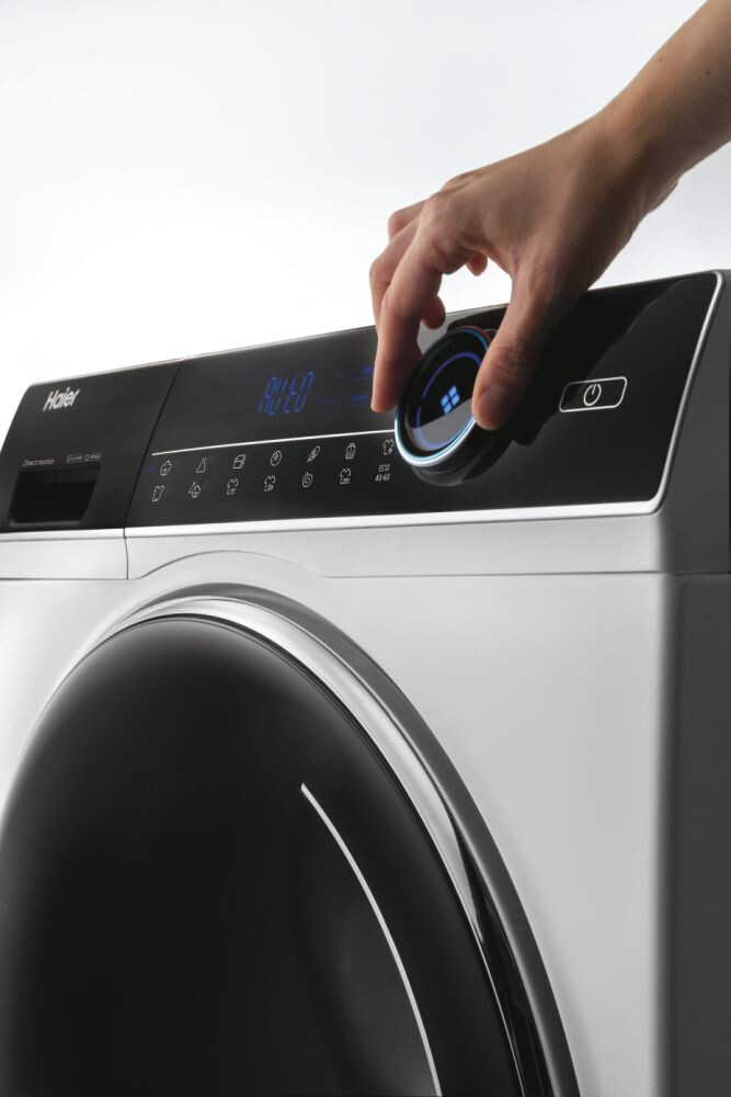 Rrobalarëse Haier HW100-B14979, I-Pro Series 7 e pa inkorporuar, 10 kg, 1400 RPM, Motor me lëvizje direkte, Klasi A, E bardhë, 14 programe, L x L x W (cm) 60x62x85