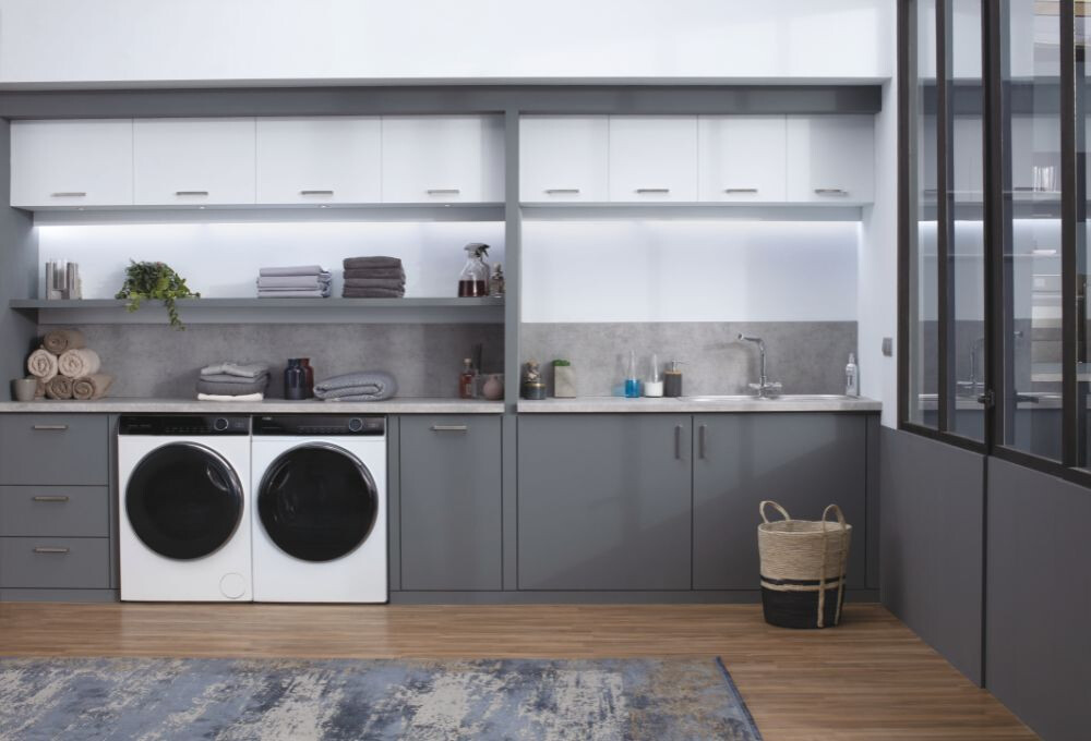 Rrobalarëse Haier HW100-B14979, I-Pro Series 7 e pa inkorporuar, 10 kg, 1400 RPM, Motor me lëvizje direkte, Klasi A, E bardhë, 14 programe, L x L x W (cm) 60x62x85