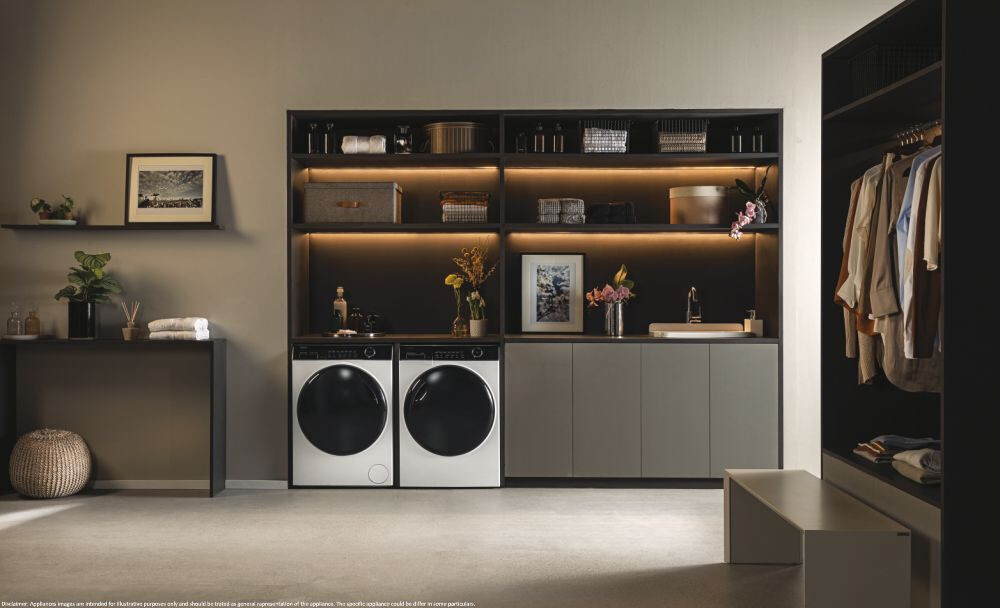Rrobalarëse Haier HW80-B14959U1-S, Seria I-Pro 5 e pa inkorporuar, 8 kg, 1400 RPM, Motor me lëvizje direkte, Klasi A, E bardhë, L x H x I (cm) 60x57x85