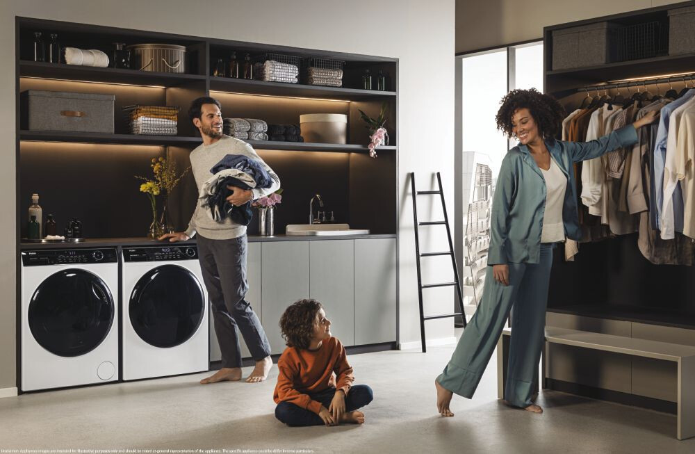 Rrobalarëse Haier HW100-B14959U1-S, I-Pro Seria 5 e pa inkorporuar, 10 kg, 1400 RPM, Motor me lëvizje direkte, Klasi A, E bardhë, L x H x I (cm) 60x57x85