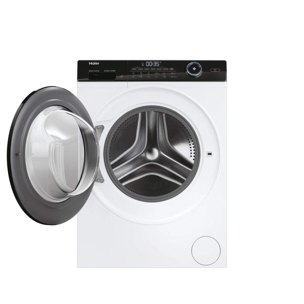 Lavatriçe Haier HWD100-B14959U1S me tharëse, I-Pro Seria 5 e pavarur, 10 / 6 kg, 1400 RPM, Motor me lëvizje direkte, cikli i kombinuar i klasës D, e bardhë, L x H x I (cm) 60x62x85