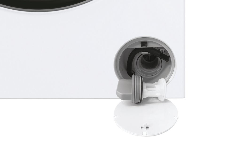 Lavatriçe Haier HWD80-B14959U1-S, në këmbë të pavarur, 8 / 5 kg, 1400 rpm, motor me lëvizje direkte, cikli i kombinuar i klasës D, i bardhë, L x H x I (cm) 60x55x85