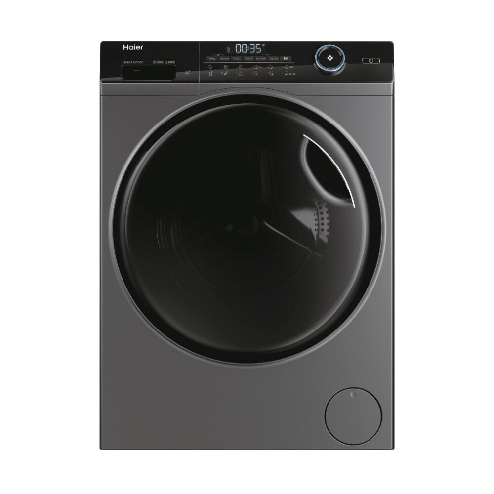 Lavatriçe Haier HWD80-B14959S8U1S me tharëse, I-Pro Seria 5 e pavarur, 8 / 5 kg, 1400 RPM, Motor me lëvizje direkte, cikli i kombinuar i klasës D, antracit, L x H x I (cm) 60x46