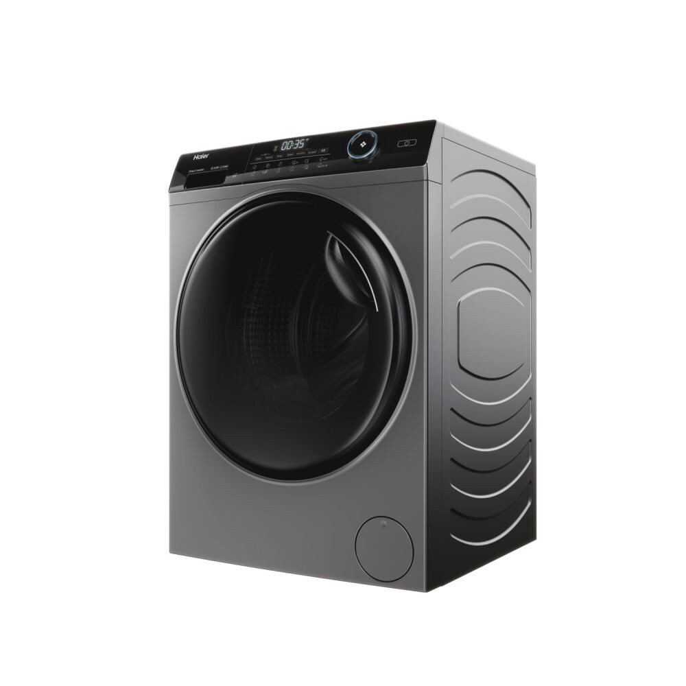 Lavatriçe Haier HWD80-B14959S8U1S me tharëse, I-Pro Seria 5 e pavarur, 8 / 5 kg, 1400 RPM, Motor me lëvizje direkte, cikli i kombinuar i klasës D, antracit, L x H x I (cm) 60x46