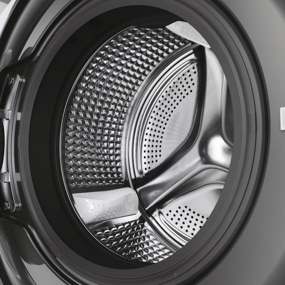 Lavatriçe Haier HWD80-B14959S8U1S me tharëse, I-Pro Seria 5 e pavarur, 8 / 5 kg, 1400 RPM, Motor me lëvizje direkte, cikli i kombinuar i klasës D, antracit, L x H x I (cm) 60x46