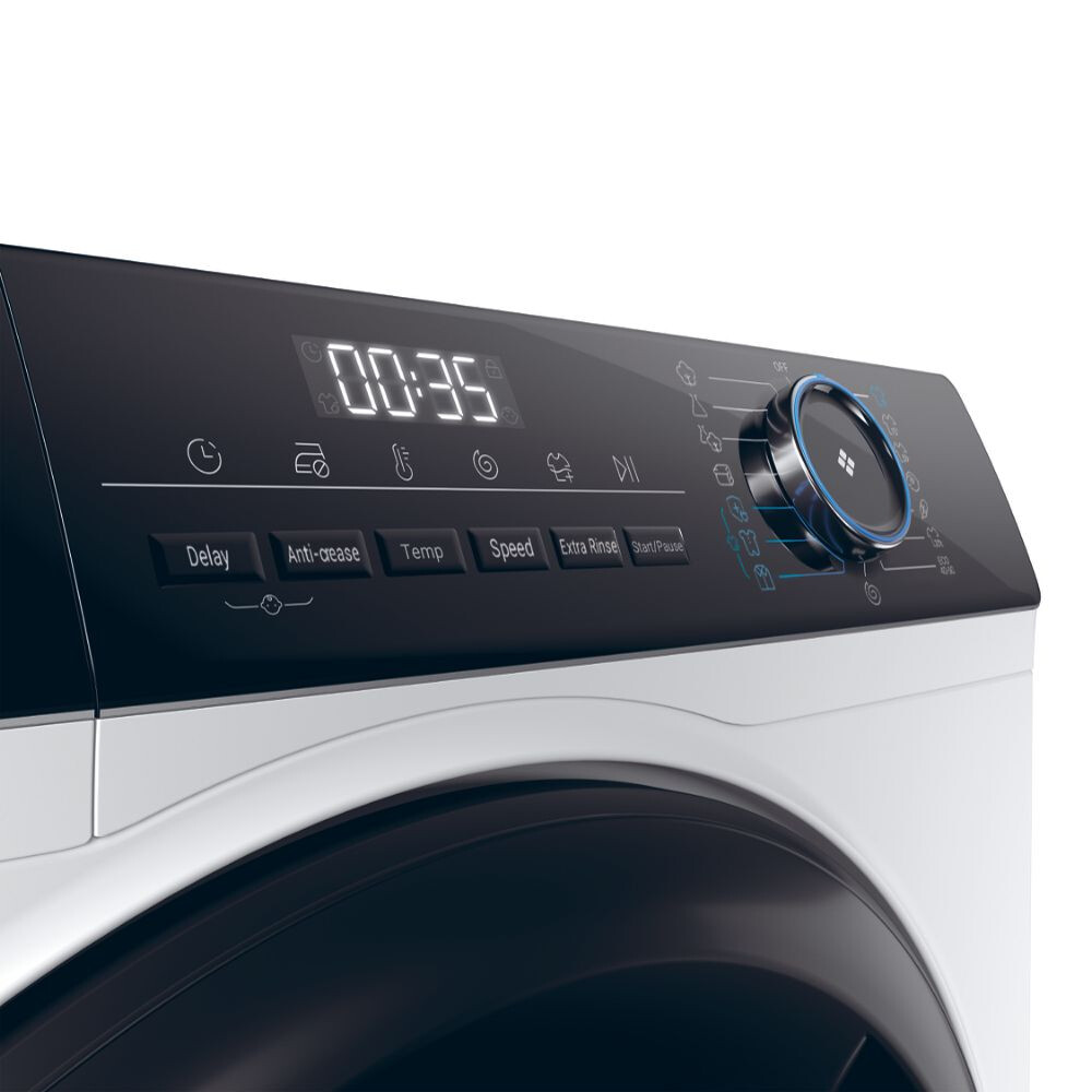 Rrobalarëse Haier HW80-B14939-S, I-Pro Seria 3 e pa inkorporuar, 8 kg, 1400 RPM, Motor me lëvizje direkte, Klasi A, E bardhë, 15 programe, L x H x L (cm) 60x62x85