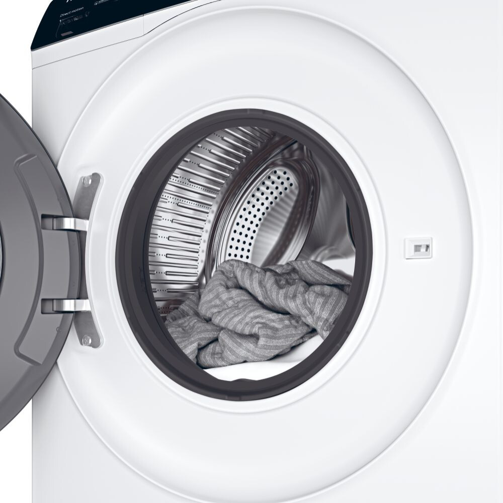 Rrobalarëse Haier HW80-B14939-S, I-Pro Seria 3 e pa inkorporuar, 8 kg, 1400 RPM, Motor me lëvizje direkte, Klasi A, E bardhë, 15 programe, L x H x L (cm) 60x62x85
