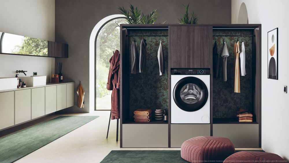 Rrobalarëse Haier HW80-B14939-S, I-Pro Seria 3 e pa inkorporuar, 8 kg, 1400 RPM, Motor me lëvizje direkte, Klasi A, E bardhë, 15 programe, L x H x L (cm) 60x62x85