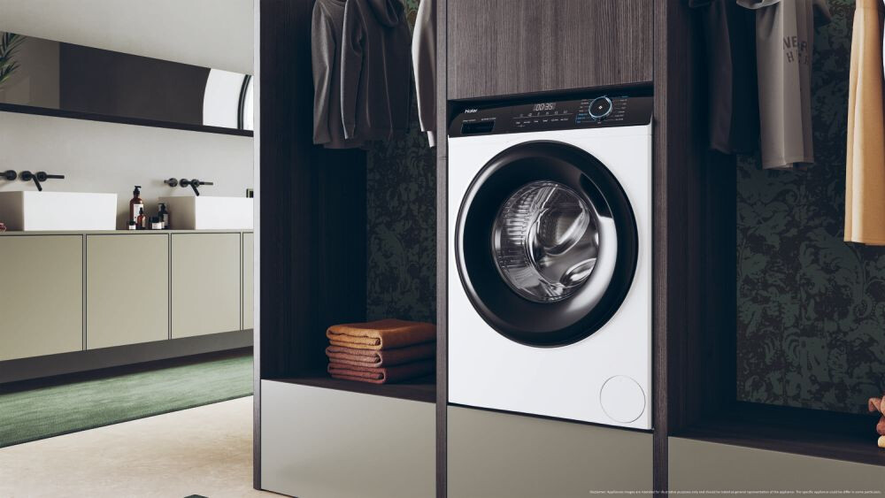 Rrobalarëse Haier HW80-B14939-S, I-Pro Seria 3 e pa inkorporuar, 8 kg, 1400 RPM, Motor me lëvizje direkte, Klasi A, E bardhë, 15 programe, L x H x L (cm) 60x62x85