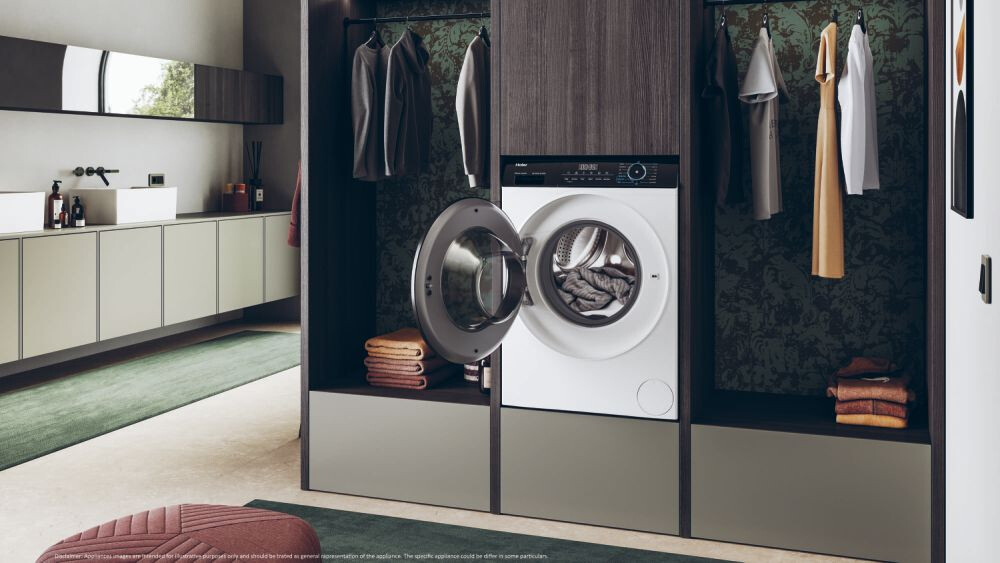 Rrobalarëse Haier HW80-B14939-S, I-Pro Seria 3 e pa inkorporuar, 8 kg, 1400 RPM, Motor me lëvizje direkte, Klasi A, E bardhë, 15 programe, L x H x L (cm) 60x62x85
