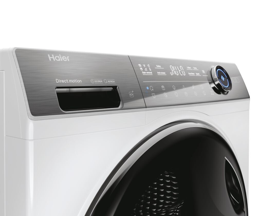 Rrobalarëse Haier HW120G-B14979U1S, I-Pro Series 7 Plus e pa inkorporuar, 12 kg, 1400 RPM, Motor me lëvizje direkte, Klasa A, E bardhë, 14 programe, L x H x L (cm) 60x69x85