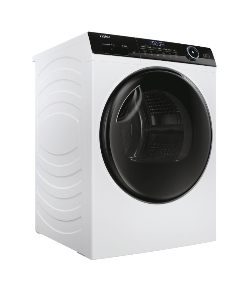 Tharëse rrobash Haier HD90-A2959-S, I-Pro Series 5 Independent, 9 kg, Pompë nxehtësie, Klasi A++, E bardhë