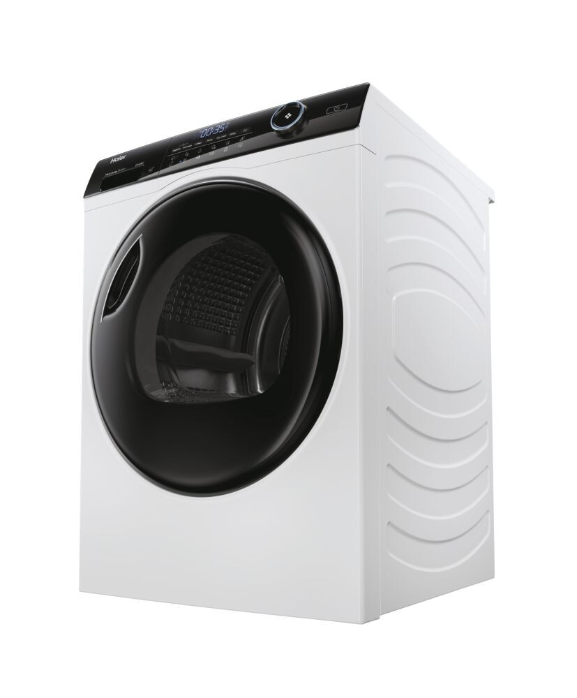 Tharëse rrobash Haier HD80-A3959-S, I-Pro Series 5 Independent, 8 kg, Inverter i pompës së nxehtësisë, Klasi A+++, E bardhë