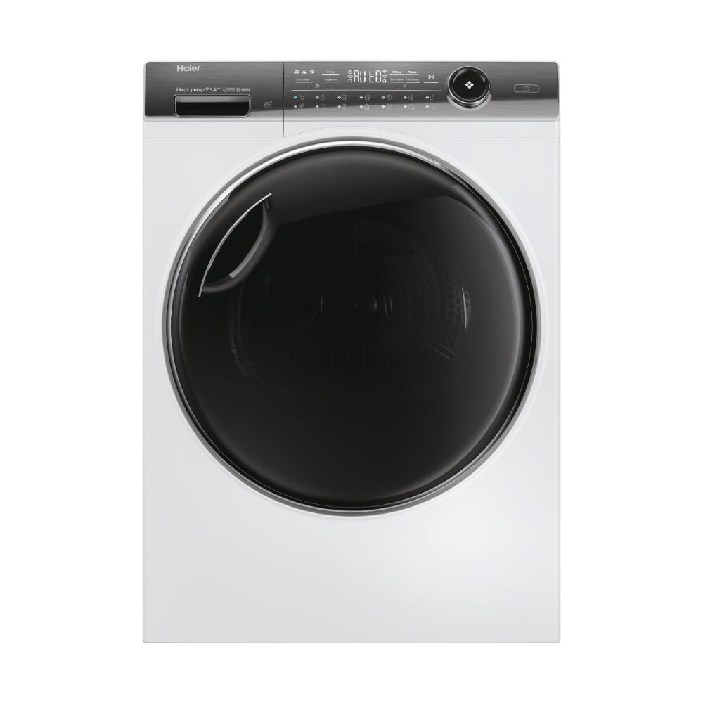 Tharëse rrobash Haier HD90-A3Q979U1-S, Haier I-Pro Series 7 Plus Independent, 9 kg, Inverter i pompës së nxehtësisë, Klasa A+++, E bardhë