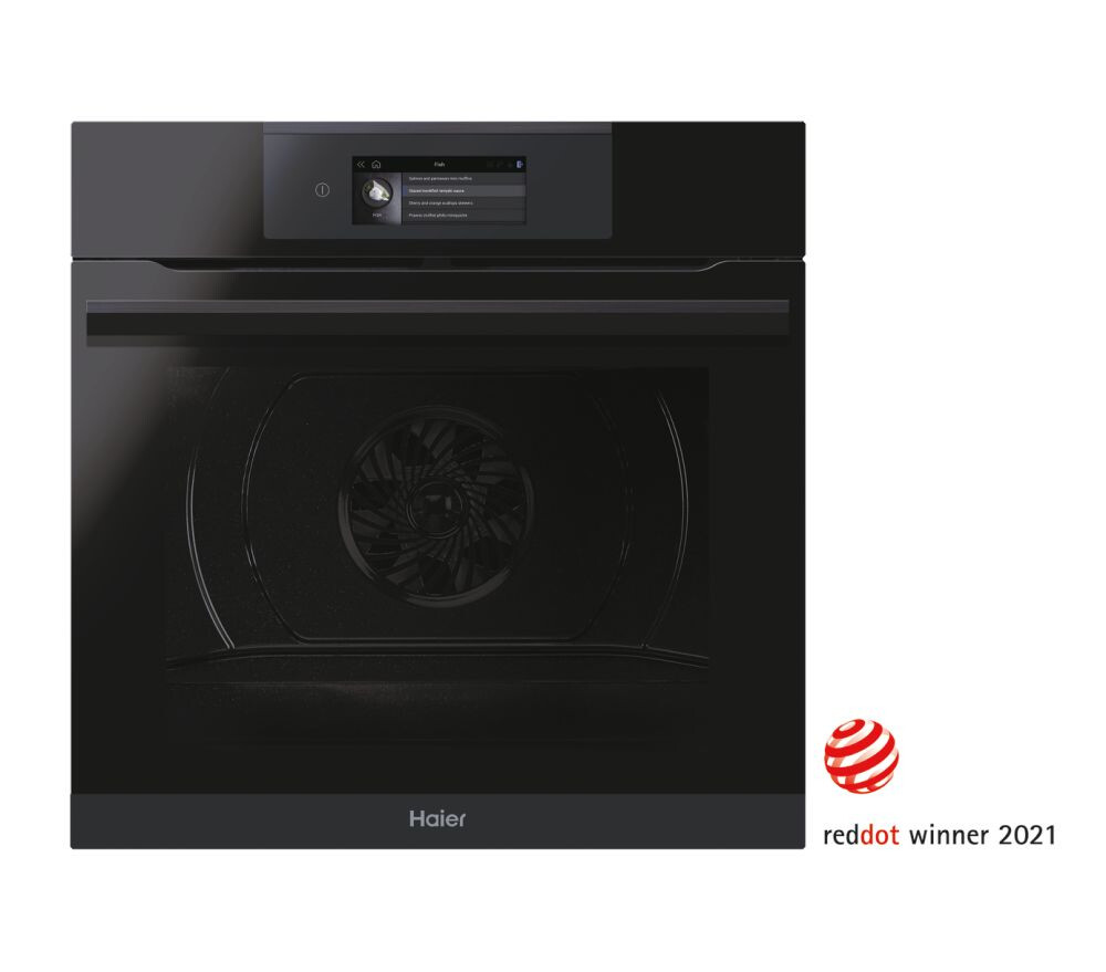 Furrë Haier HWO60SM6T5BH, Seria I-Touch 6 me shumë nivele, 70 litra, Hydrolytic + Catalytic, 14 funksione, Klasa A+, E zezë